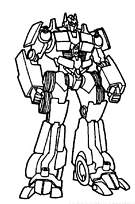 coloriage transformers poings serres